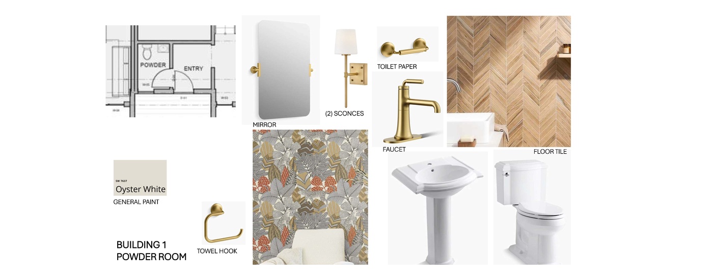Bulding 1 Powder Room